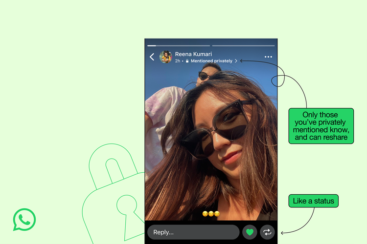 Fitur Terbaru WhatsApp: Status Kini Bisa Di-like dan Mention, Ini Cara Gunakannya!